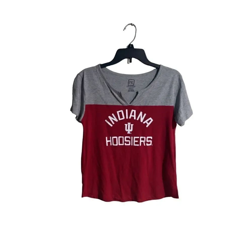 ProEdge Indiana Red/Grey Women’s T Shirt Size Medium NCAA NWT